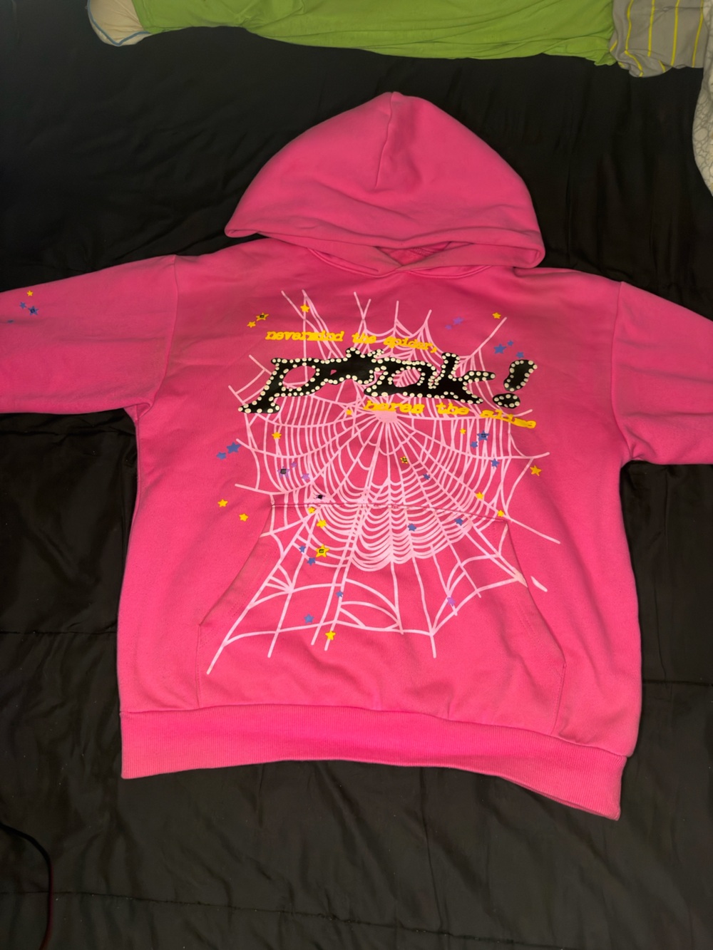 Pink Sp5der hoodie